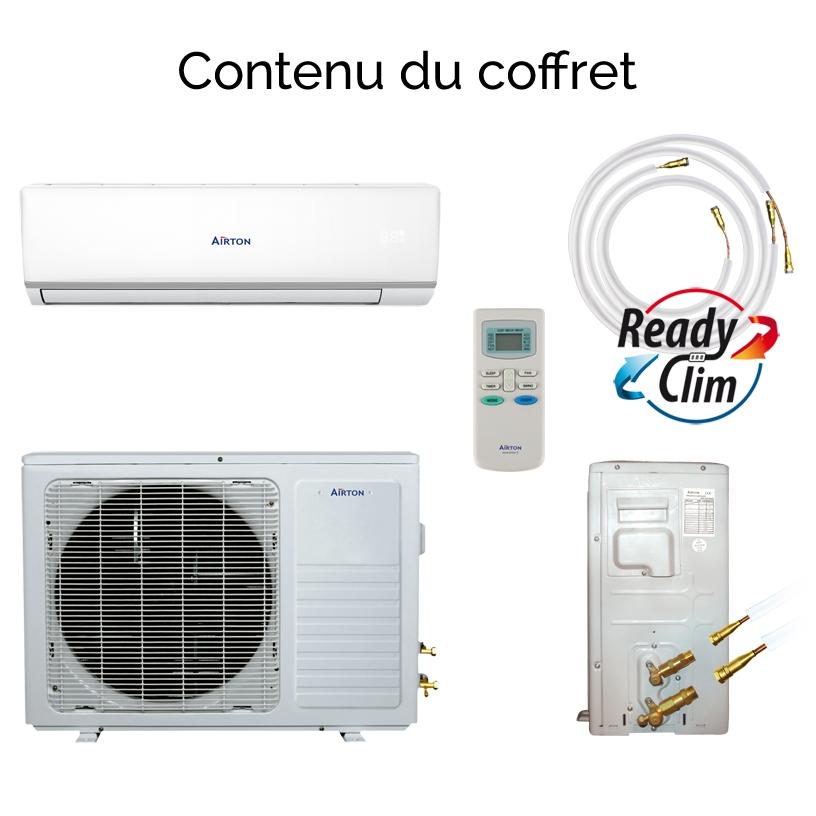 Airton climatiseur réversible mono-split  DC inverter - 2500W